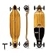 Magneto DropThrough Longboard Skateboard 8Ply Maple Deck Adult Longboard 100mm AllTerrain Wheels OffRoad Skateboard LowRider Deck Cruiser Board Maneuverability 40 in x 925 in Wood - Image 3