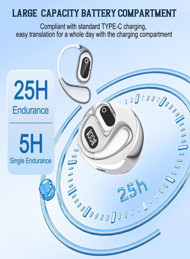 Iiglitch AI Translation Earbuds Real Time, 3-in-1 Translator Earbuds 144 Languages & Accen, Openair 5 OWS Translation Wireless Bluetooth Earphones, Open Air Translator Earphones fit iOS & Android (Black) - Image 5