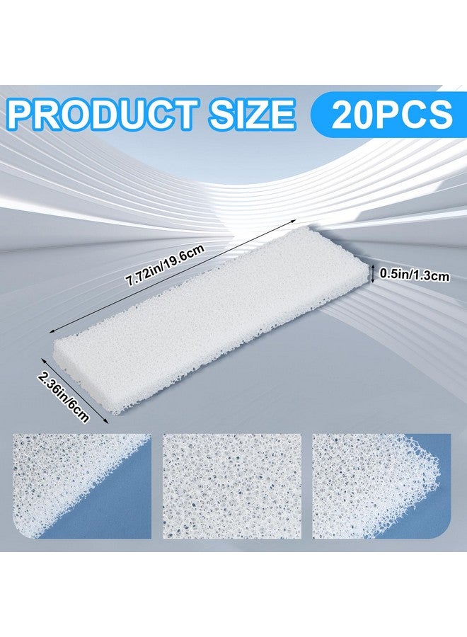 Nosiny 20 Pieces Filter Foam Pad Compatible with Fluval U3 Underwater Sponge Aquarium Underwater Filter Accessories Compatible for Aquarium, Fish Tank - Image 2