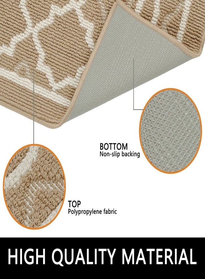 CHICHIC Khaki Indoors Doormat 31.5'' x 20'' Welcome Mat for Home Entrance Entry Way Entry Rugs Floor Mat Machines Washable Non Slip Rugs Inside Outdoors - Image 3