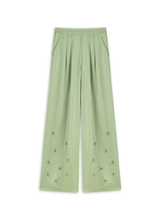 Ipekyol Embroidered Wide-Leg Trousers - Image 2