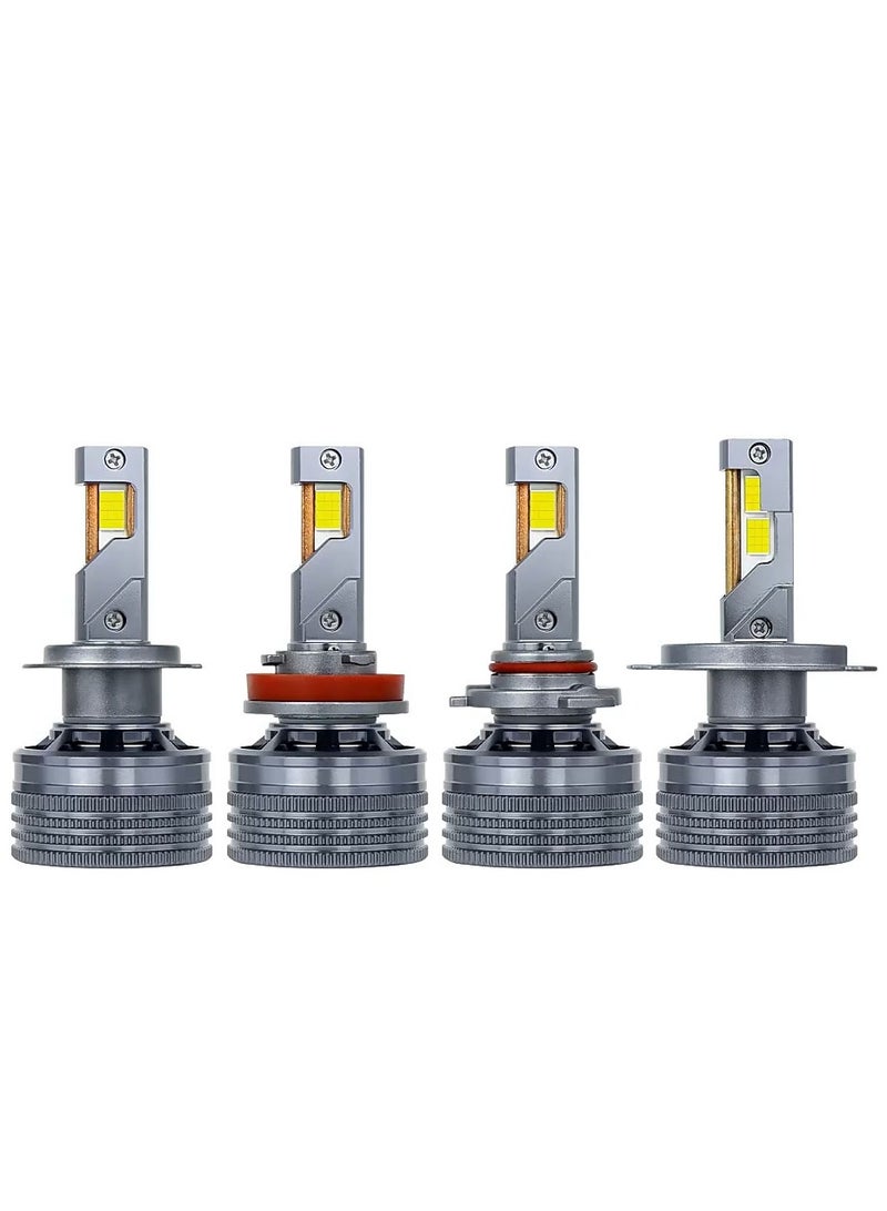 Ceser Smart Led 120W,4 Modes remote control (Flash,Eco,Comfort,Sport), 8500LM, IP68, Water & dust resistant,6000K, Aluminum alloy, Heat Sink, Colling fan, Combatible with most car, Plug & play (H 7) - Image 1