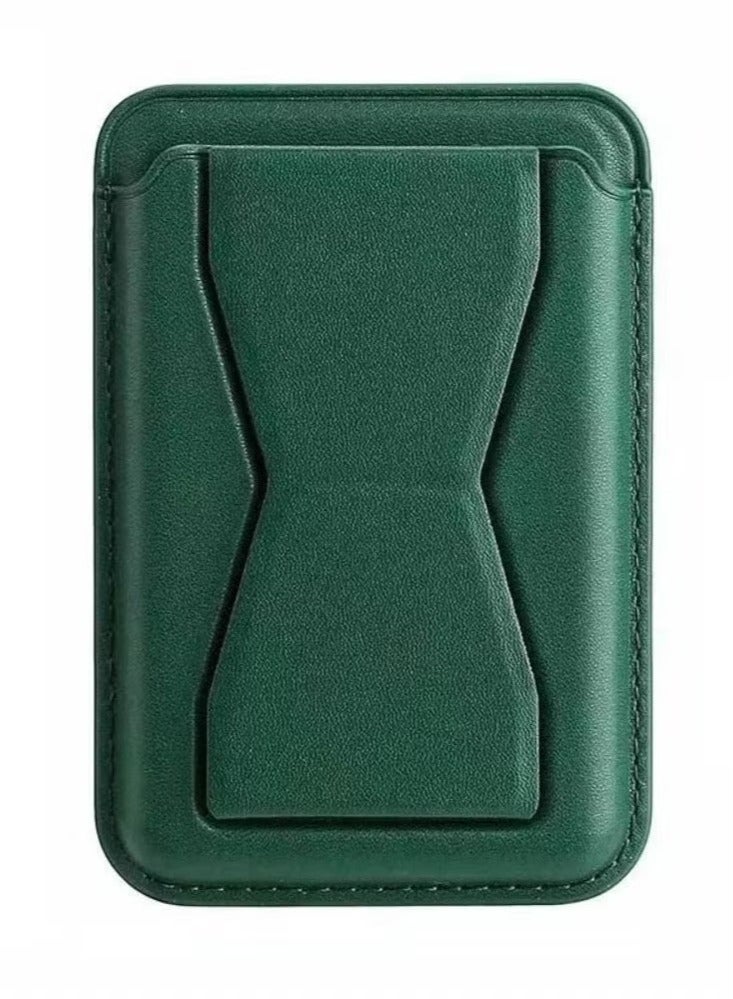 TIGER MagSafe Card Holder with Stand – Slim Magnetic Wallet for iPhone, Secure Card Storage, Built-In Kickstand, Ultra-Thin PU Leather Design, Strong Magnetic Grip, Travel-Friendly & Stylish - Image 1