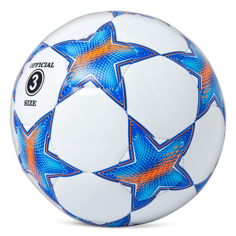 Runleaps Soccer Ball Size 3 for Kids, Ball Toys with Star Pattern Official Size Soccer Balls for Training, Playing, Boys, Girls, Toddlers Age 3-8 - Image 2