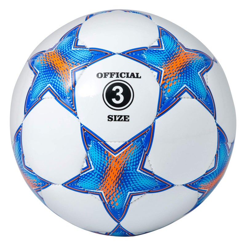 Runleaps Soccer Ball Size 3 for Kids, Ball Toys with Star Pattern Official Size Soccer Balls for Training, Playing, Boys, Girls, Toddlers Age 3-8 - Image 1