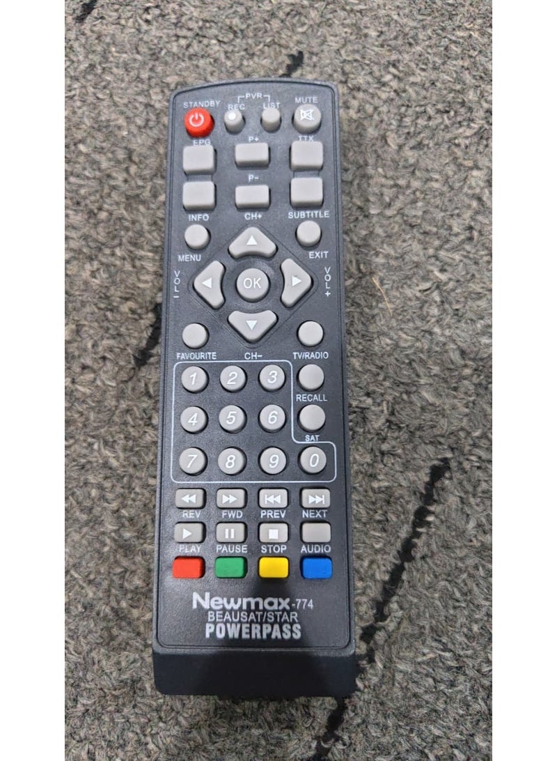 Newmax Replacement Remote Control Compatible For Newmax TVs LED LCD and Digital TV with Full Keypad and Easy Navigation - Image 2