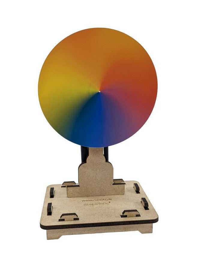 StepsToDo Motorized Newton’S Disk Making Kit (Multicolour) School Science Project Science Activity Kit Diy Activity Kit. Stem Learning Kit - Image 1