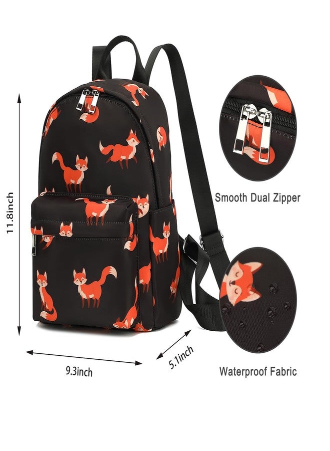 Dezcrab Mini Backpack Purse Fashion Small Backpack Casual Daypack for Women Girls School Travel (Fox) - Image 3