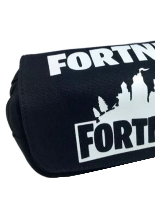 NIBEMINENT Fortnite Pattern Pencil Case Black/White - Image 2
