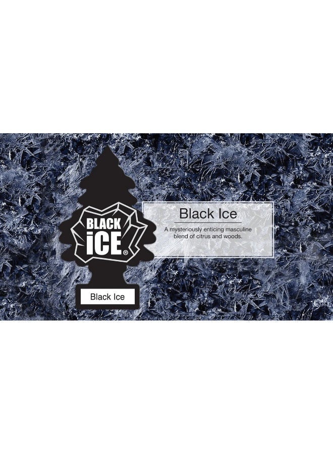 Little Trees X-tra Strength Black Ice Hanging Car Air Freshener, Big Size - Image 4