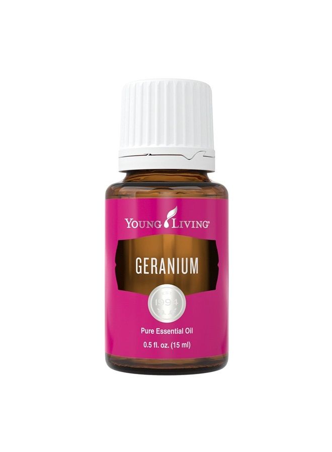 Young Living Geranium Essential Oil 15ml - Pure & Balancing Aromatherapy - Uplift Your Spirit & Enhance Emotional Wellness - Topical & Aromatic - Supports Skin Health, Hormonal Balance & Natural Well- - Image 1