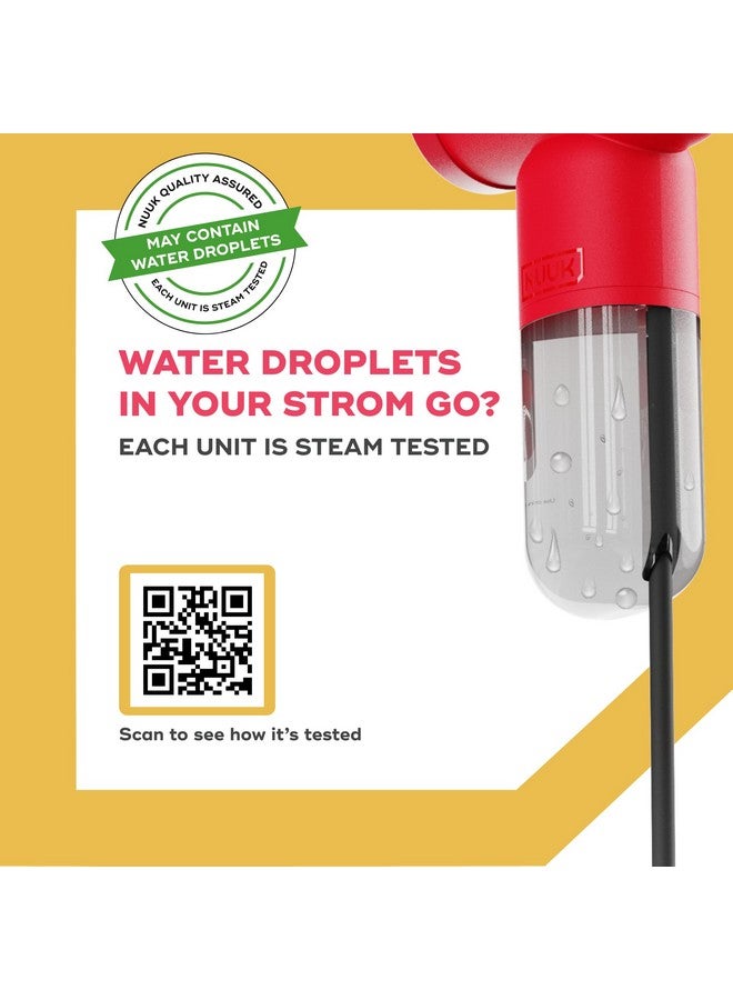 NUUK NUUK STROM GO Super Compact and Lightweight Travel Garment Steamer For Clothes | FREE Heat Resistant Travel Pouch | Vertical & Horizontal Steaming | 20g/min Steam | 30 Sec Heat Up | 100ml Water Tank  - Image 4