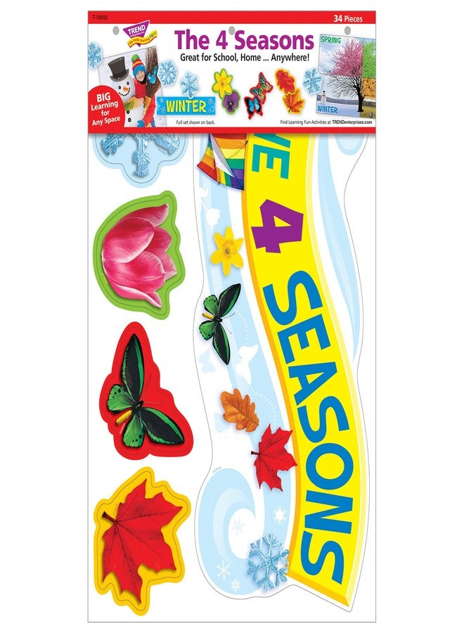 Trend Enterprises The 4 Seasons Learning Set, by TREND enterprises, Inc., Dry Erase Learning Set on The Seasons, Ages 4-12 - Image 1