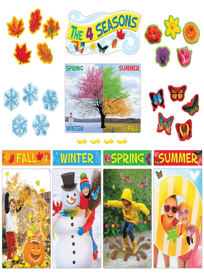 Trend Enterprises The 4 Seasons Learning Set, by TREND enterprises, Inc., Dry Erase Learning Set on The Seasons, Ages 4-12 - Image 4