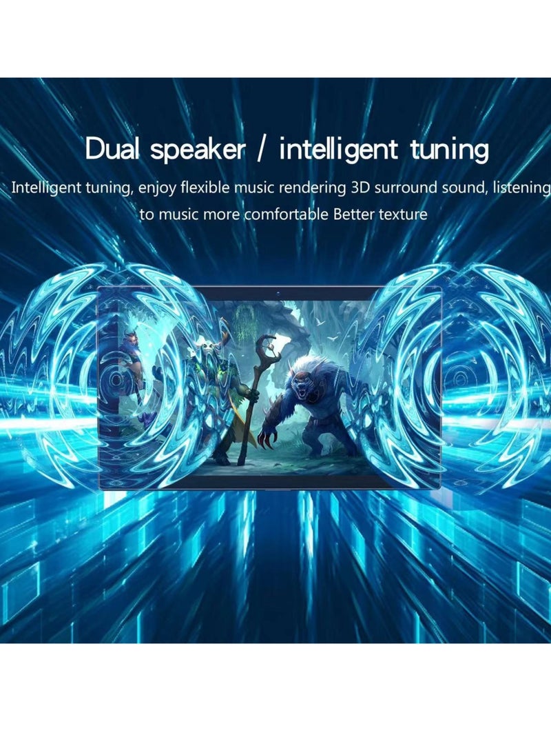 AROAQ M60 5G Wifi Octa Core Android Tablet, 10.1 Inch 4GB RAM 64GB ROM Full Touch Screen Tablet PC, 4G LTE Easy To Carry Durable Gaming Tablet For Education Learning Business Gaming, (1pc, Gold) - Image 3