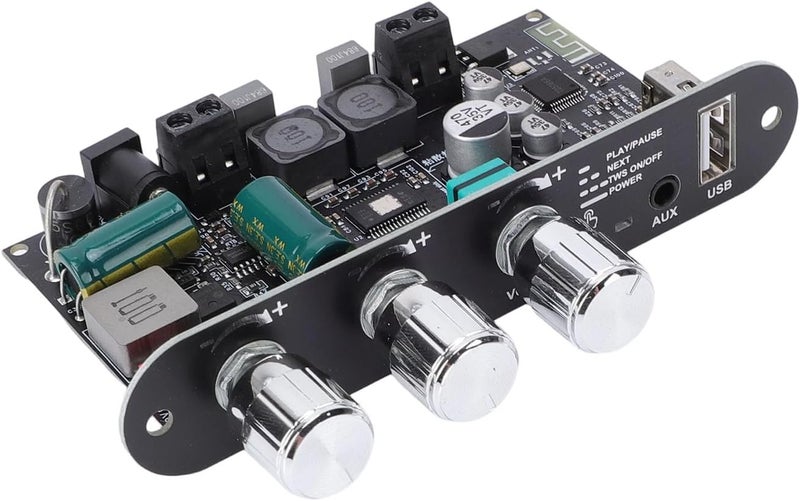 Zopsc Bluetooth Amplifier Board, 100W Mono Amp Module, Wireless Stereo Pairing Function with Boost Circuit, Audio Amplifier Board for Home Speakers - Image 4