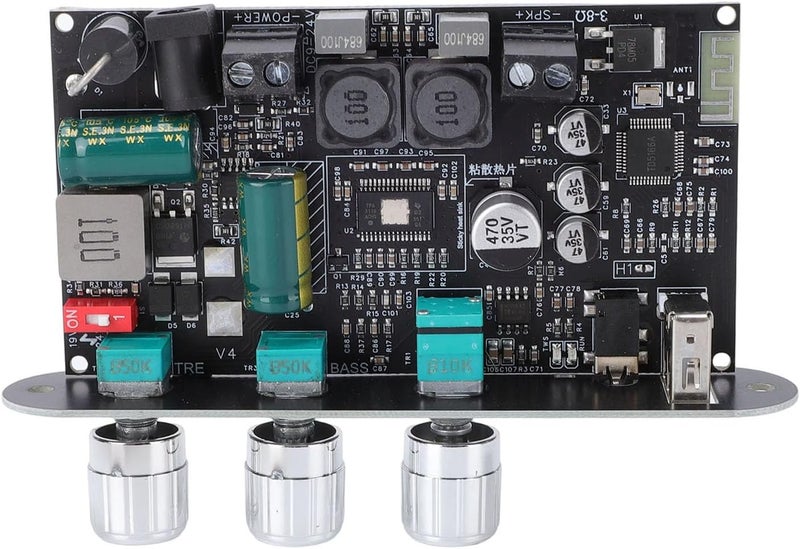 Zopsc Bluetooth Amplifier Board, 100W Mono Amp Module, Wireless Stereo Pairing Function with Boost Circuit, Audio Amplifier Board for Home Speakers - Image 5