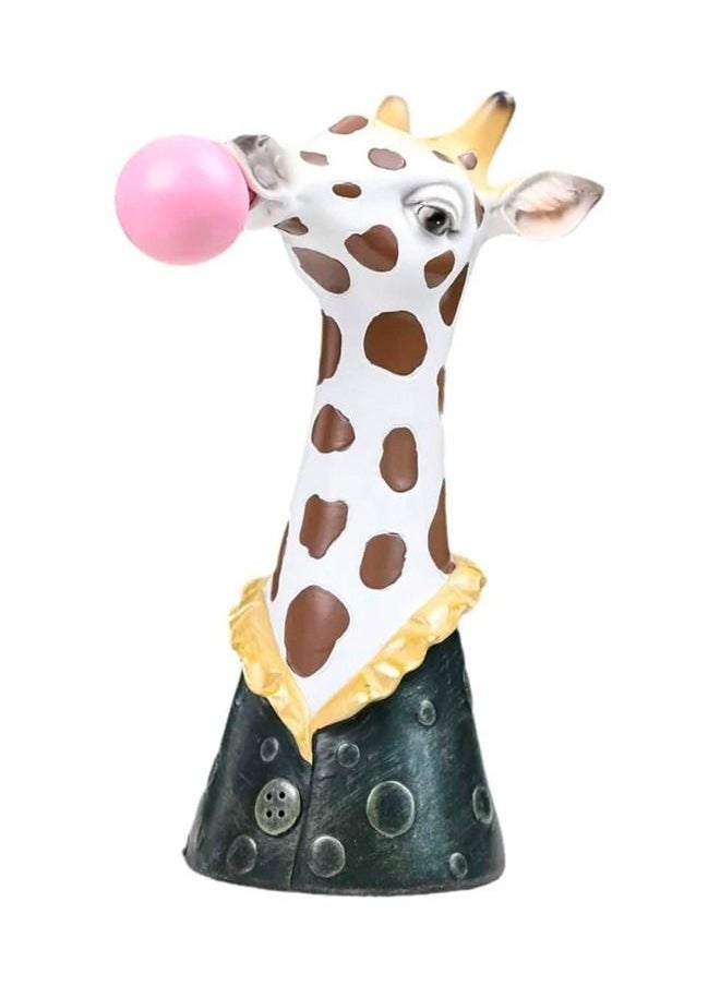 BLUE CORAL Giraffe Blowing Bubbles Creative Vase Decoration Art Vase Artificial Flower Vase Dried Home Living Room Table Art Statue  - Image 4