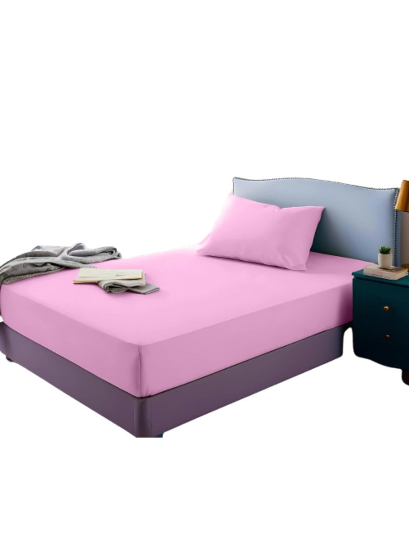 Banotex 100% Super Soft Cotton Double Bed Sheet Set with Elastic Edges - The Perfect Touch of Comfort and Beauty