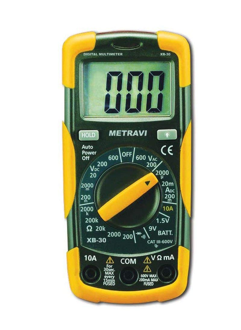 METRAVI Metravi XB30 Digital Multimeter with backlit LCD display  - Image 2