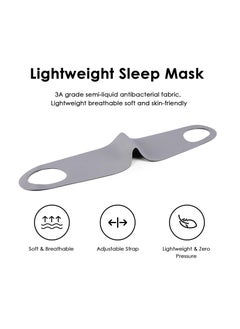 SYOSI 3pc Over-The-Ear Sleeping Mask Set with Ear Loops - Ultra-Soft Lightweight Eye Mask for Men, Women, Couples - Ideal for Travel, Yoga, Nap - Includes Earplugs  - Image 5
