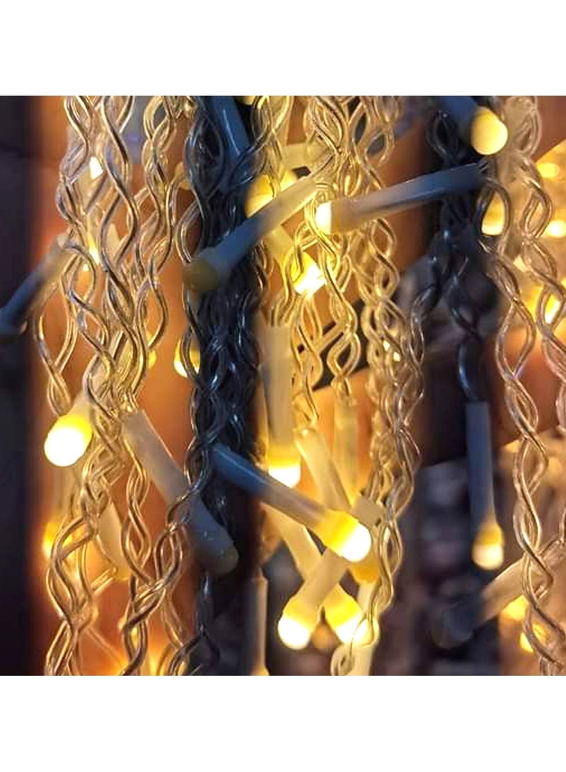 zayo ضوء الثلج المتدلي LED D8 أبيض دافئ 9م × 50 سم - Image 3