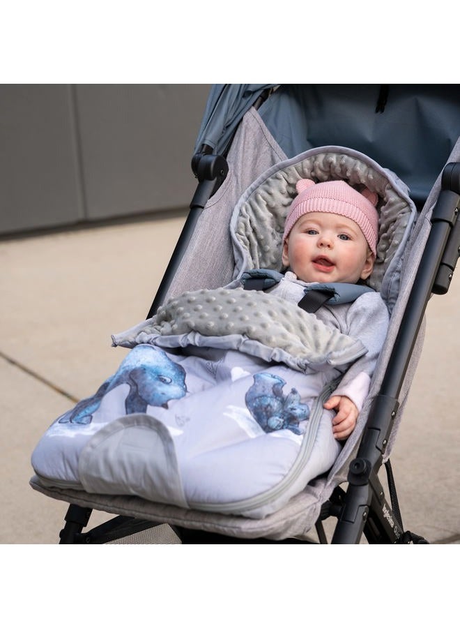 JumpOff Jo – Baby Bunting Bag - Stroller Blanket, Sleeping Bag & Sleep Sack – Baby Essentials for Newborn, Winter Car Seat Covers for Babies, Wearable Blanket – 0-12 Months - Mama Bear - Image 4