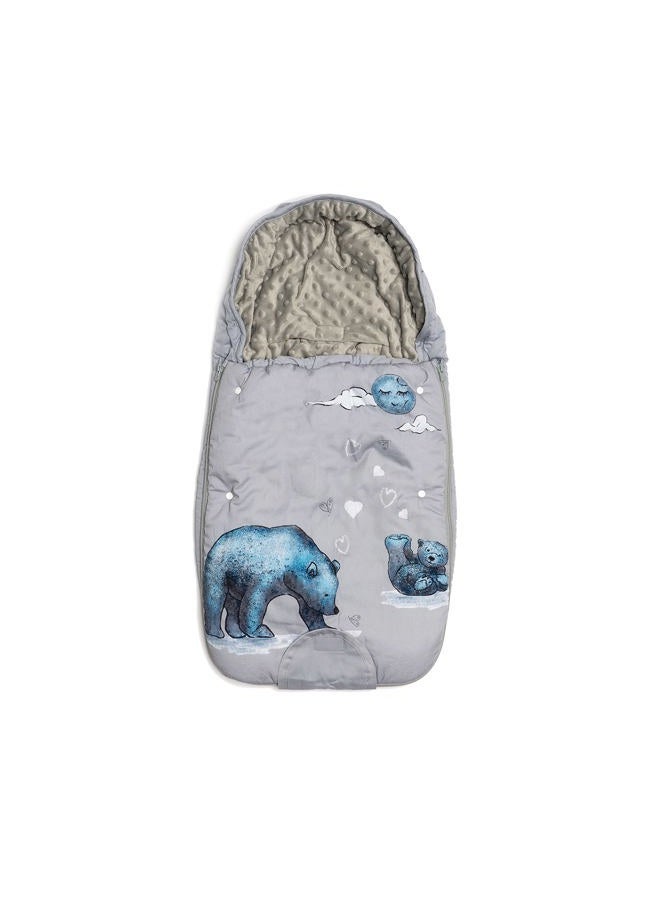 JumpOff Jo – Baby Bunting Bag - Stroller Blanket, Sleeping Bag & Sleep Sack – Baby Essentials for Newborn, Winter Car Seat Covers for Babies, Wearable Blanket – 0-12 Months - Mama Bear - Image 1