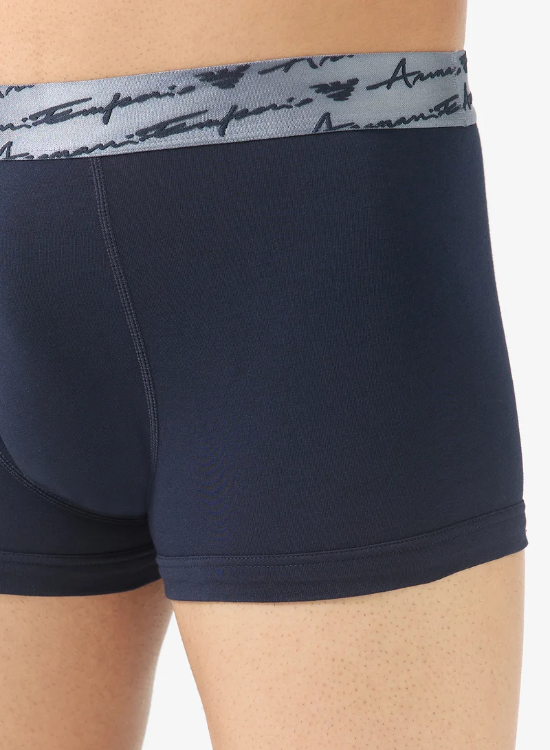 EMPORIO ARMANI  2 Pack Of Logo Boxers for Men | Best Price UAE