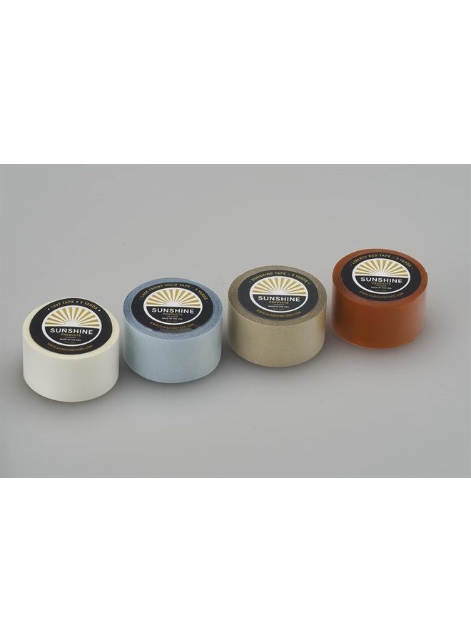 Sunshine Tape Maximum Wear Hair System Tape Roll - Super Lace Wig Tape - Long Lasting Aggressive Hold Lace Hair Replacement - 4+ Week Hold - 1" x 12 yds - Image 3