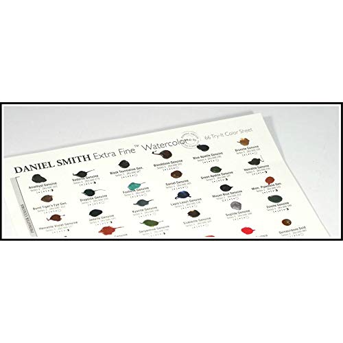 Daniel Smith بطاقة تجربة ألوان مائية فائقة النعومة من دانيال سميث 001900501، متعددة الألوان - Image 3