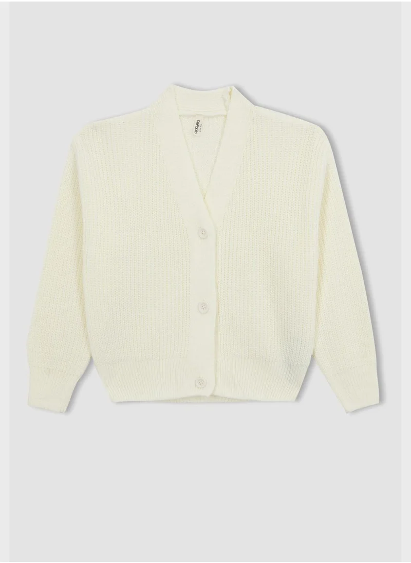 DeFacto Kids Essential Knitted Cardigan