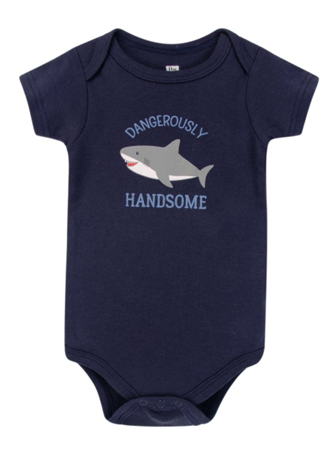 hudson baby - Baby Layette Set 3 Piece Sharks, 0 - 3 Months - Image 1
