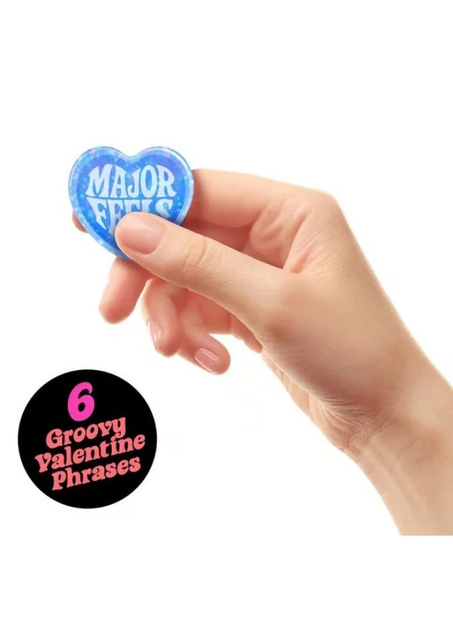 NeeDoh Teenie Sparkle Hearts Stress Relief Toy - Sparkling Soft Squishy Hearts (Pack of 3) - Image 3