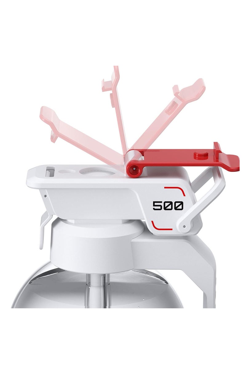 DIGI CORE Humidifiers For Bedroom 500ML, Car Diffuser 3W Power, Up To 8H Working Time, 1100mAh Battery, Dual Mist Modes, Quick Humidification, Air Humidifier Breathing Light, Aroma Diffuser Nano Fine Mist, Essential Oil Diffuser Type-C Charging Port Diffusers For Home White - Image 4