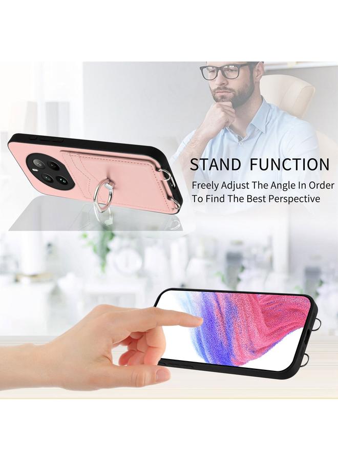 اس-توب جراب هاتف Realme 12 Pro / 12 Pro+ R20، جراب هاتف مزود بحلقة حبل وحامل للبطاقات - Image 4