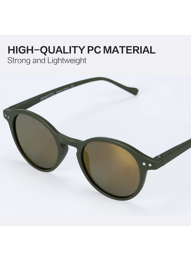 ZENOTTIC Polarized Round Sunglasses, Stylish Sunglasses For Men And Women Retro Classic, Multi-Style Selection - Image 5