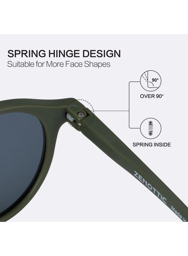 ZENOTTIC Polarized Round Sunglasses, Stylish Sunglasses For Men And Women Retro Classic, Multi-Style Selection - Image 4