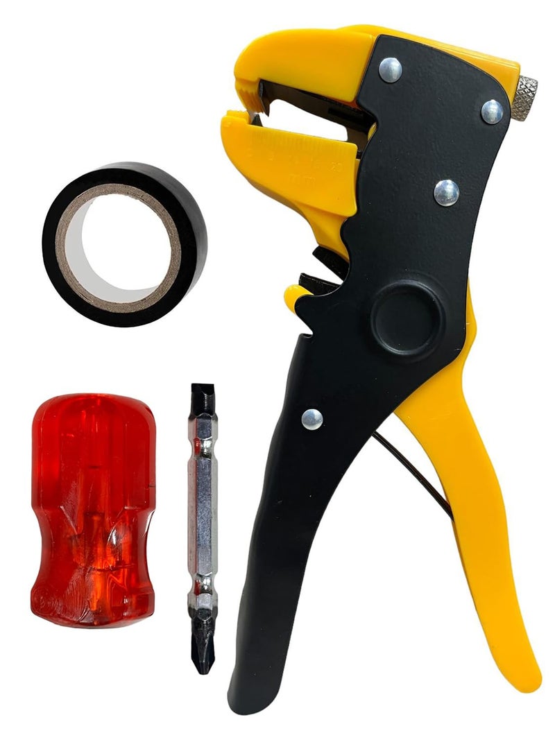 EPITECH MART EPITECH MART Automatic Wire Stripper Stubby Screw Driver 2 in 1 PVC Tape 