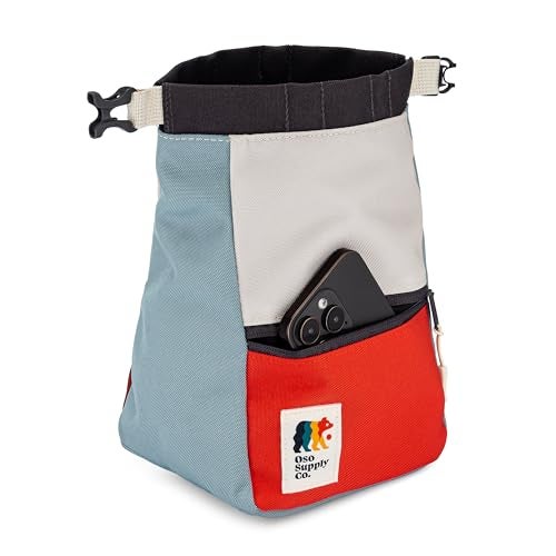 Oso Supply Co Large Roll Down Bouldering Chalk Bucket BlueRedWhite - Image 3