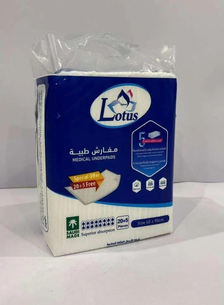 Lotus Lotus Medical Bedspreads Five Layers 60 Grams Very High Absorption Granules Size 60*90 - 25 Pieces - Image 2