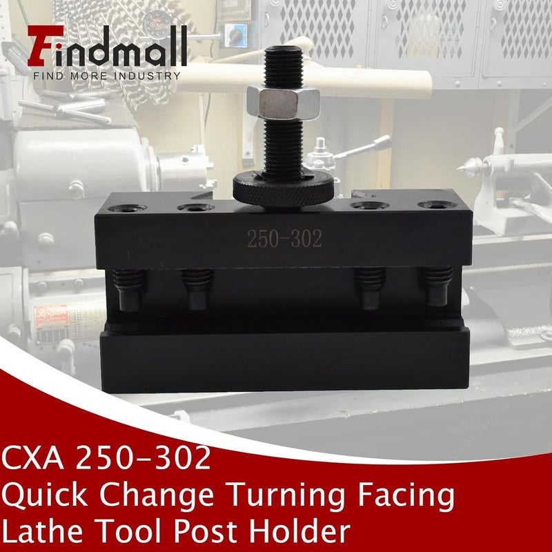 findmall CXA 250-302 Quick Change Boring Turning Facing Holder Steel CNC Tool Holder Fit for Tool Post 250-333 and 250-300 - Image 3