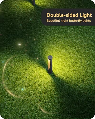 EDISHINE Low Voltage Pathway Lights Wired, 12V 2W 150LM 3000K LED Landscape Path Lights with Connectors, Waterproof Electric Outdoor Landscape Lighting for Walkway Yard Garden, CRI80 6 Pack - Image 2