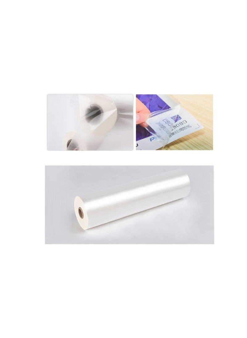 Kalon Laminating Matt Film Rolls, 12.6in x 656ft BOPP Matt Film for Hot Roll Laminator,Hot Laminating Film for Paper and Photo Laminating BOPP  1 Inch Core, 25mic, 2 Rolls - Image 4