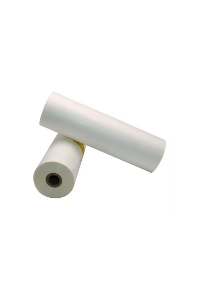 Kalon Laminating Matt Film Rolls, 12.6in x 656ft BOPP Matt Film for Hot Roll Laminator,Hot Laminating Film for Paper and Photo Laminating BOPP  1 Inch Core, 25mic, 2 Rolls - Image 3