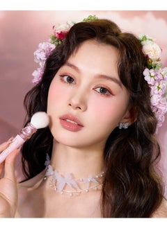 Flower Knows Midsummer Fairytales Collection Blush Brush Makeup Tool For Flawlessly Contouring And Defining With Powder Blush  Bronzer-02 Pink Vanilla  - Image 2