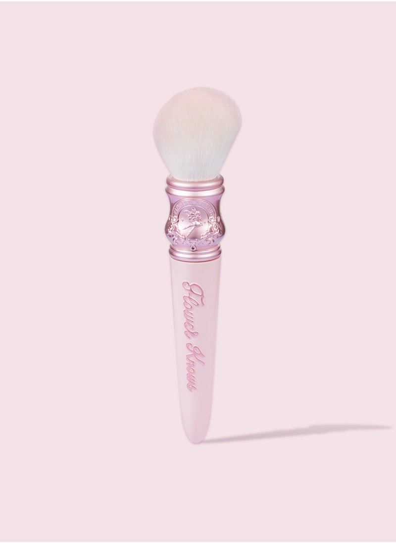 Flower Knows Midsummer Fairytales Collection Blush Brush Makeup Tool For Flawlessly Contouring And Defining With Powder Blush  Bronzer-02 Pink Vanilla  - Image 1
