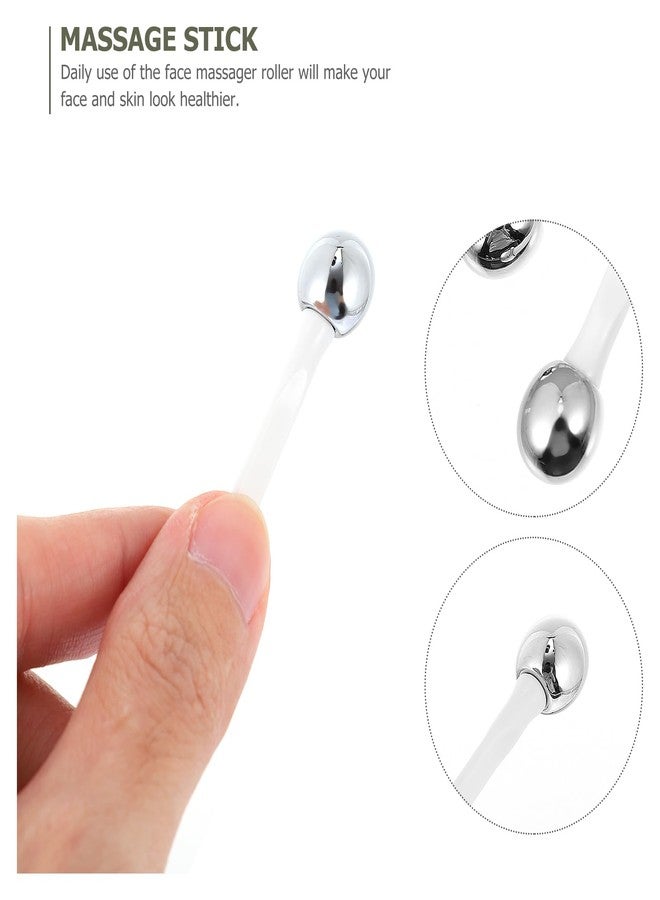 EXCEART 6pcs Eye Cream Applicators Face Eye Roller Massage Eye Care Applicator Wand Stick Metal Eye Cream Roller Wand - Image 5
