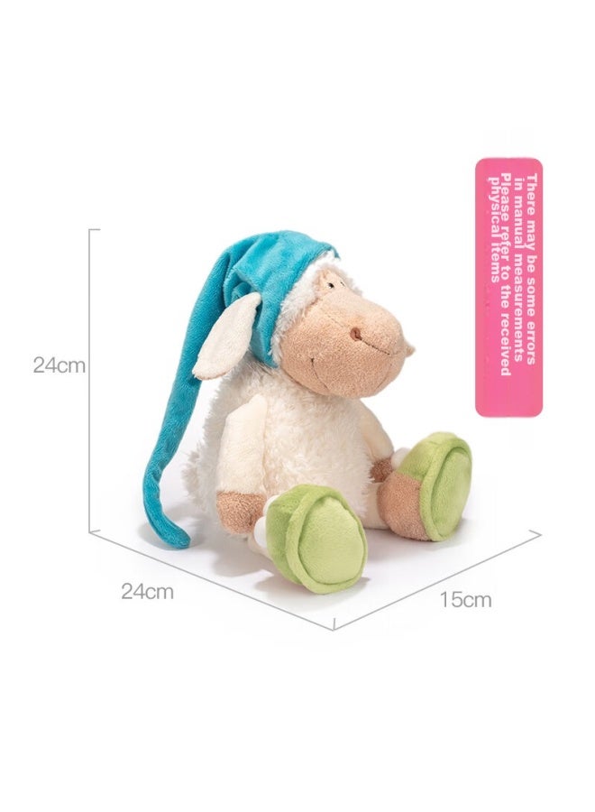 Nici Birthday Gift For Girls, Plush Doll With Sleeping Cap, Lamb Plush Toy, Cute Pillow, Stuffed Animal, Gift For Girls - Image 3