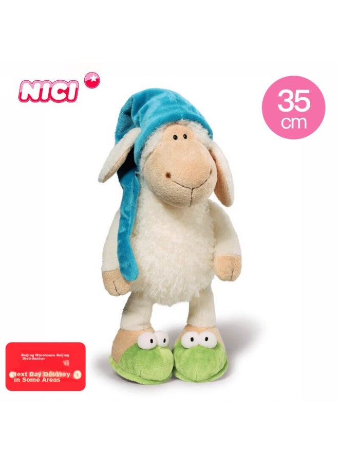Nici Birthday Gift For Girls, Plush Doll With Sleeping Cap, Lamb Plush Toy, Cute Pillow, Stuffed Animal, Gift For Girls - Image 1